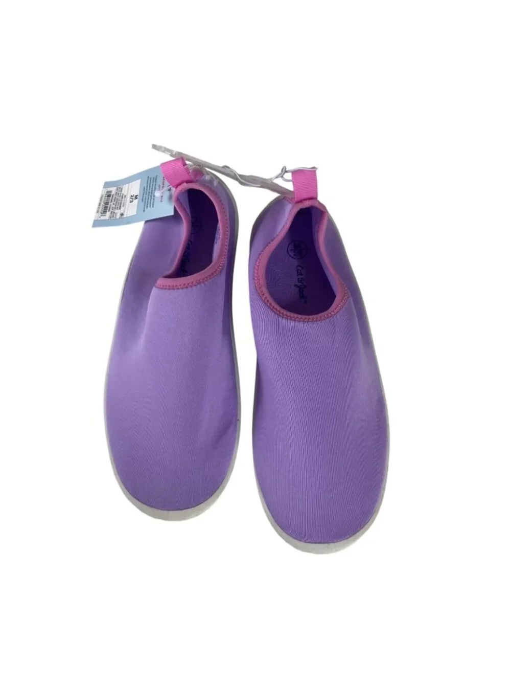 Cat & Jack‎ Water Shoes Kids Medium 2/3 Purple New Flexible Sole Summer